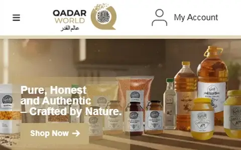 Qadar World: Authentic, Natural, and Safe Food